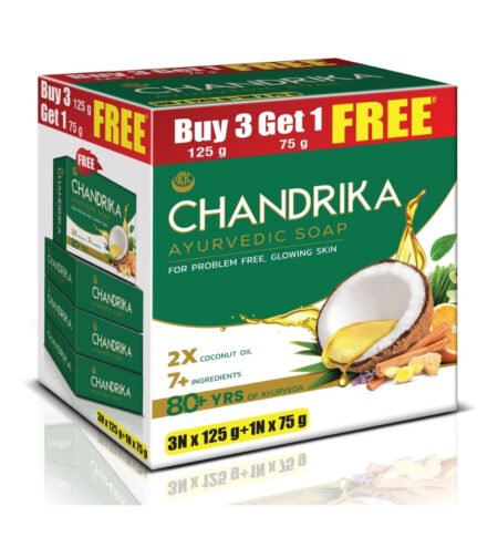 Chandrika Soap Glsrn 4*125G
