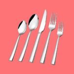 Silverware Set for 2, CXJY 10-Piece Stainless Steel Flatware Cutlery Set